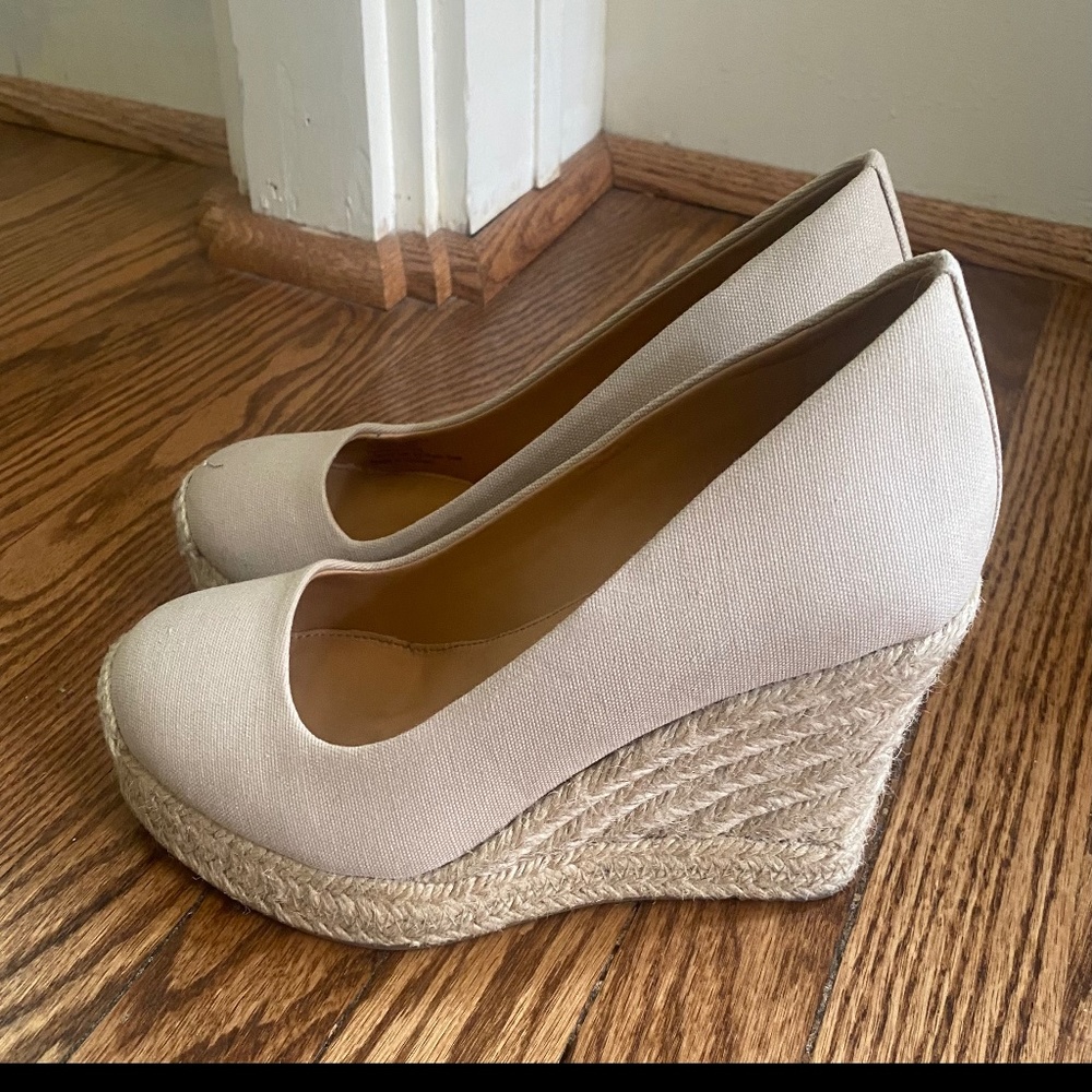 JCrew Espadrille Wedge Shoes - Picture 2 of 6